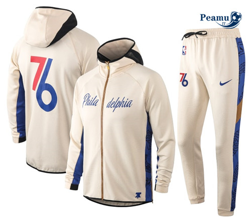 Peamu Maglia Calcio Tuta Calcio Philadelphia 76ers - Cream