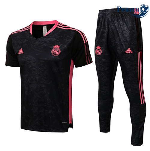 Kit Maglia Formazione Real Madrid + Pantaloni Noir 2022-2023