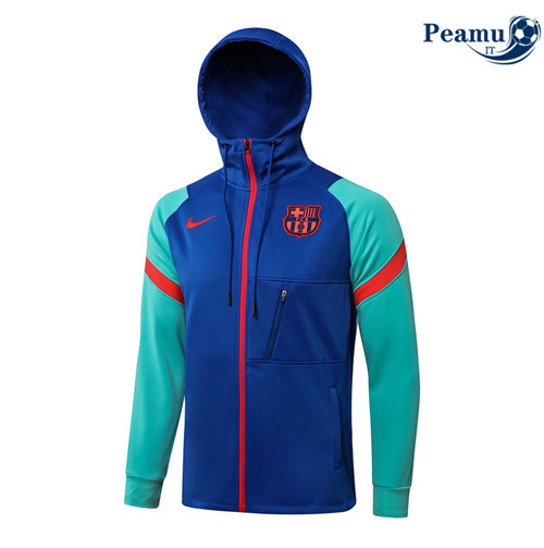 Giacca A Vento Calcio Barcellona Bleu/Vert 2022-2023