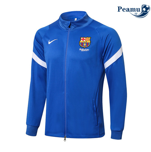 Giacca Calcio Barcellona Bleu/Blanc 2022-2023