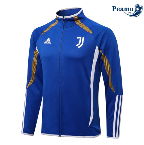 Giacca Calcio Juventus Bleu 2022-2023 Col Haut