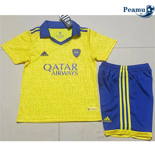 Maglia Calcio Boca juniors Bambino Giallo 2022-2023