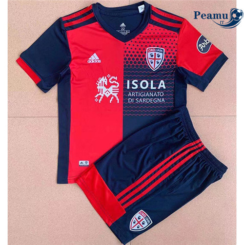 Maglia Calcio Cagliari Bambino Prima 2021-2022