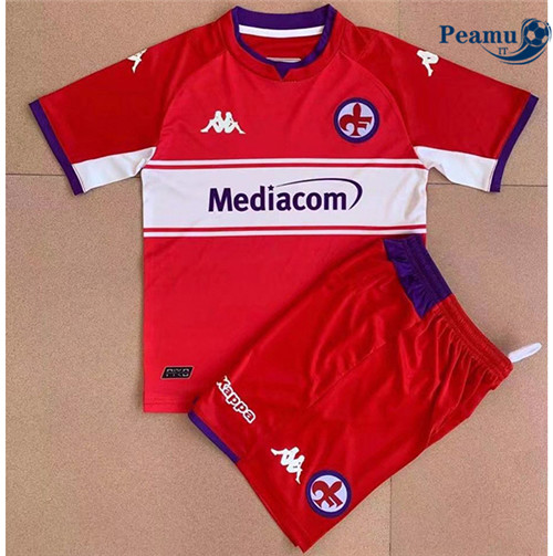 Maglia Calcio Fiorentina Bambino Gardien de but Rouge 2021-2022