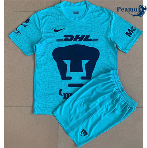 Maglia Calcio Launch Pumas Bambino Bleu Vert 2021-2022