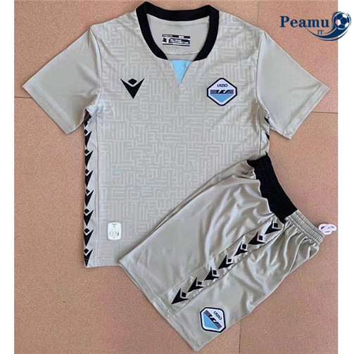 Maglia Calcio Lazio Bambino Gardien de but Gris 2021-2022