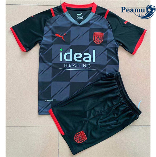 Maglia Calcio West Bromwich Albion Bambino Seconda 2021-2022