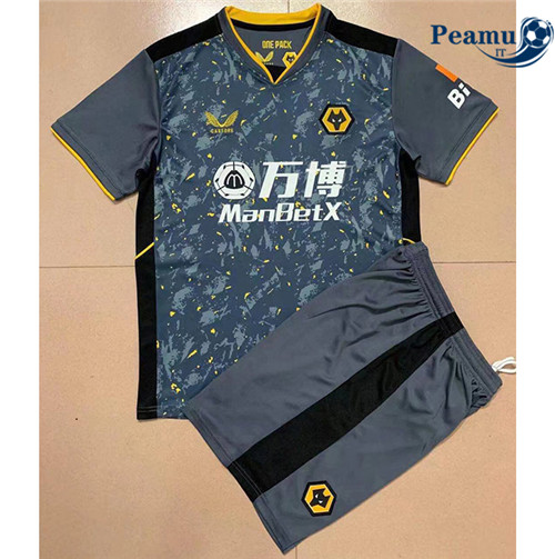 Maglia Calcio Wolverhampton Bambino Seconda 2021-2022