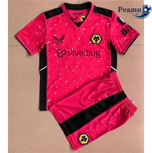 Maglia Calcio Wolverhampton Bambino Gardien de but Rose 2021-2022