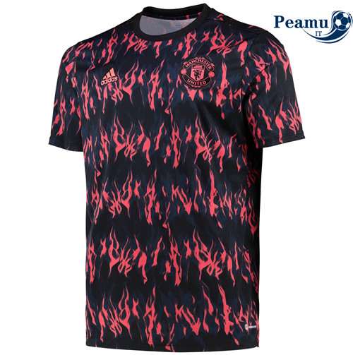 Maglia Calcio Manchester United pré-match Nero 2022-2023