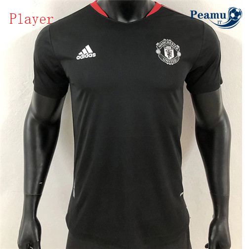 Maglia Calcio Player Manchester United training Noir 2021-2022