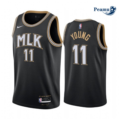 Peamu Maglia Calcio Trae Young, Atlanta Hawks 2020/21 - MLK City Edition