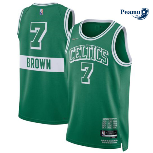 Peamu Maglia Calcio Jaylen Brown, Boston Celtics 2021/22 - City Edition