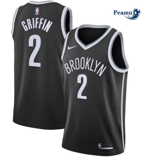 Peamu Maglia Calcio Blake Griffin, Brooklyn Nets 2020/21 - Black