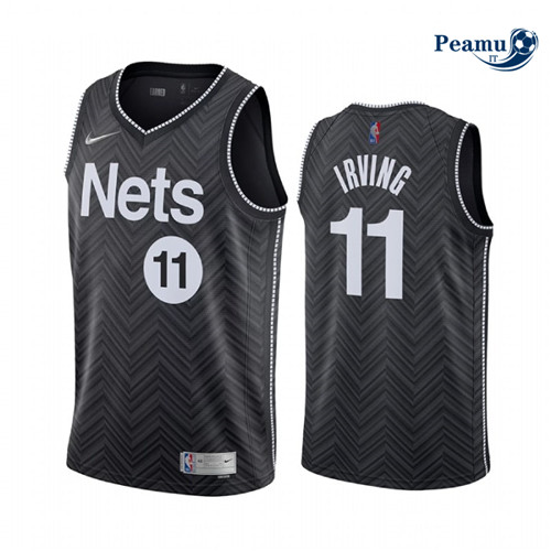 Peamu Maglia Calcio Kyrie Irving, Brooklyn Nets 2020/21 - Earned Edition