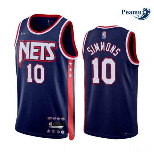 Peamu Maglia Calcio Ben Simmons, Brooklyn Nets 2021/22 - City Edition