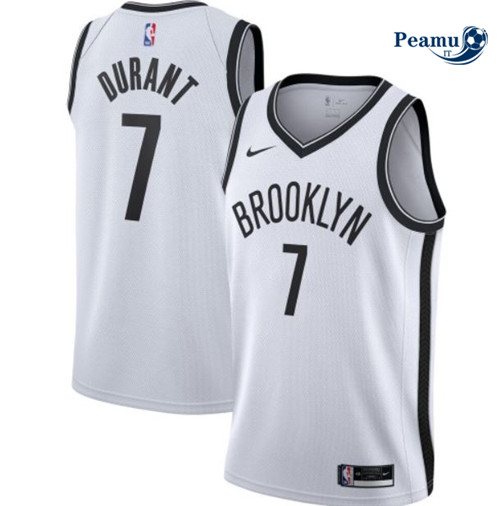 Peamu Maglia Calcio Kevin Durant, Brooklyn Nets 2020/21 - Association