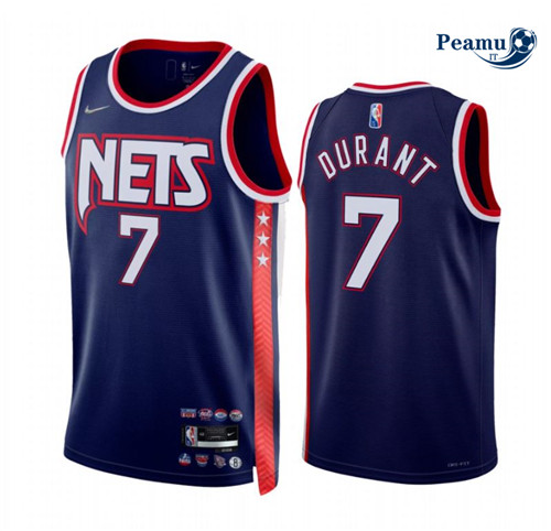 Peamu Maglia Calcio Kevin Durant, Brooklyn Nets 2021/22 - City Edition