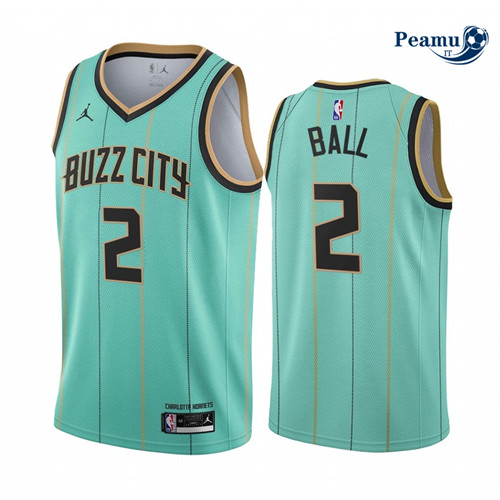Peamu Maglia Calcio Lamelo Ball, Charlotte Hornets 2020/21 - City Edition