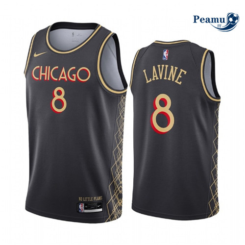 Peamu Maglia Calcio Zach LaVine, Chicago Bulls 2020/21 - City Edition