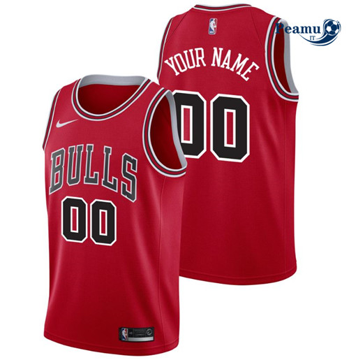 Peamu Maglia Calcio Custom, Chicago Bulls - Icon