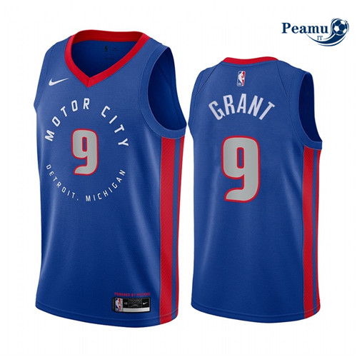 Peamu Maglia Calcio Jerami Grant, Detroit Pistons 2020/21 - City Edition