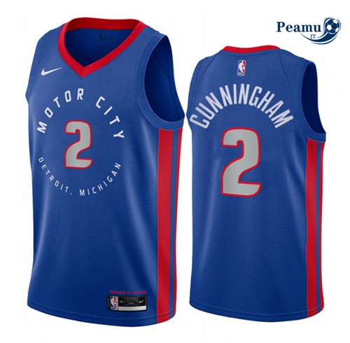 Peamu Maglia Calcio Cade Cunningham, Detroit Pistons 2020/21 - City Edition