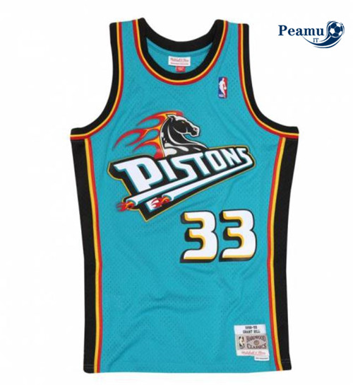 Peamu Maglia Calcio Grant Hill, Detroit Pistons - Mitchell & Ness