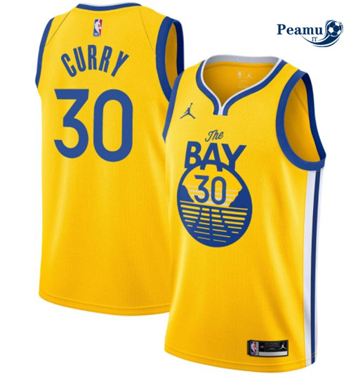 Peamu Maglia Calcio Stephen Curry, Golden State Warriors 2020/21 - Statement