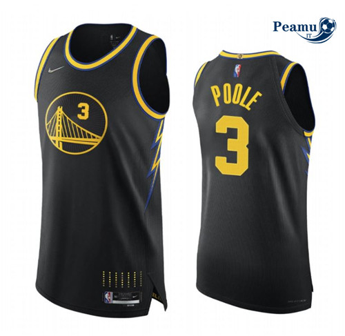 Peamu Maglia Calcio Jordan Poole, Golden State Warriors 2021/22 - City