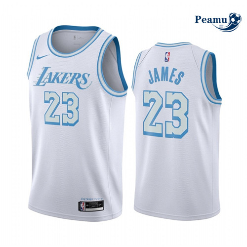 Peamu Maglia Calcio LeBron James, Los Angeles Lakers 2020/21 - City Edition