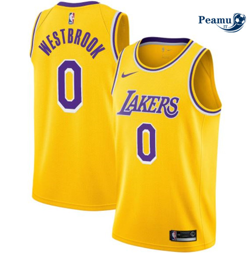 Peamu Maglia Calcio Russell Westbrook, Los Angeles Lakers - Icon