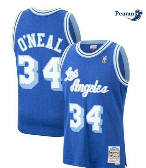 Peamu Maglia Calcio Shaquille O'Neal, Los Angeles Lakers - Mitchell & Ness