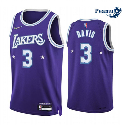 Peamu Maglia Calcio Anthony Davis, Los Angeles Lakers 2021/22 - City Edition