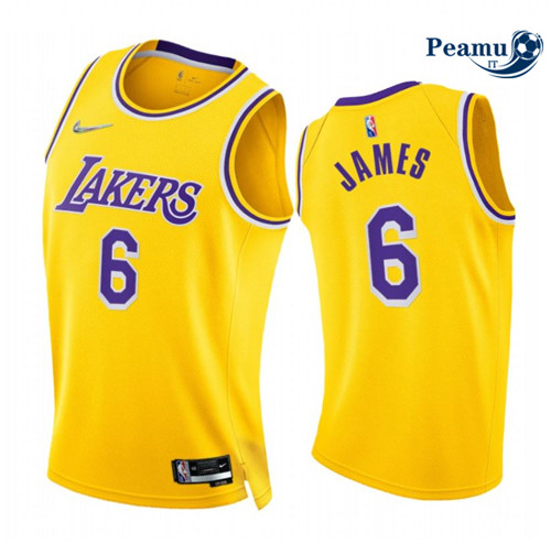 Peamu Maglia Calcio LeBron James, Los Angeles Lakers 2021/22 - Icon