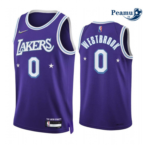 Peamu Maglia Calcio Russell Westbrook, Los Angeles Lakers 2021/22 - City Edition