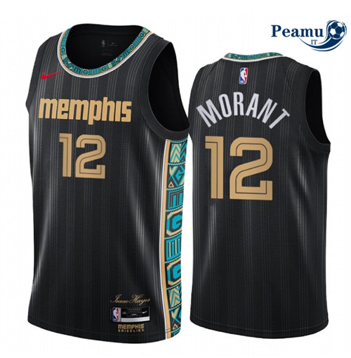 Peamu Maglia Calcio Ja Morant, Memphis Grizzlies 2020/21 - City Edition