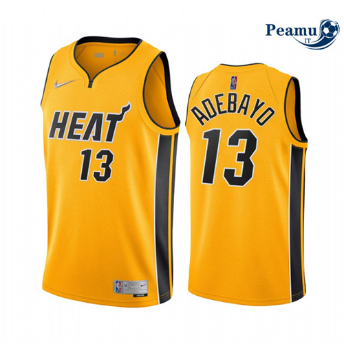Peamu Maglia Calcio Bam Adebayo, Miami Heat 2020/21 - Earned Edition