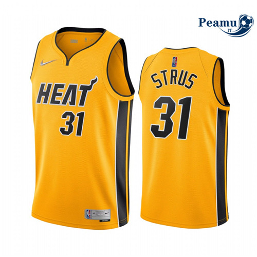 Peamu Maglia Calcio Max Strus, Miami Heat 2020/21 - Earned Edition