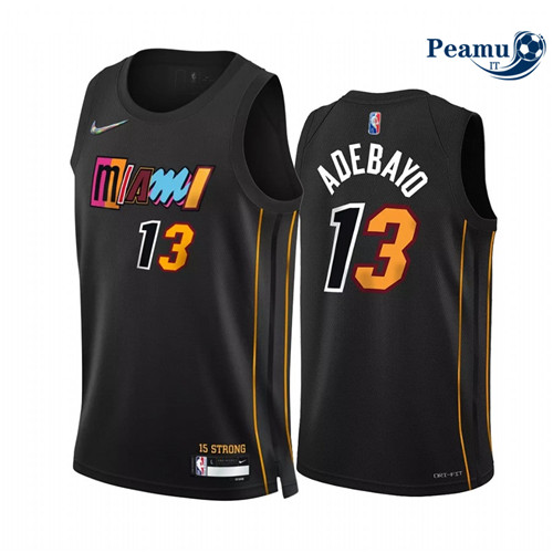 Peamu Maglia Calcio Bam Adebayo, Miami Heat 2021/22 - City Edition