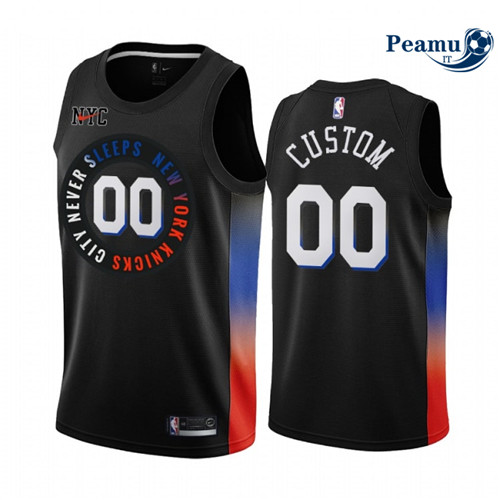 Peamu Maglia Calcio Custom, New York Knicks 2020/21 - City Edition