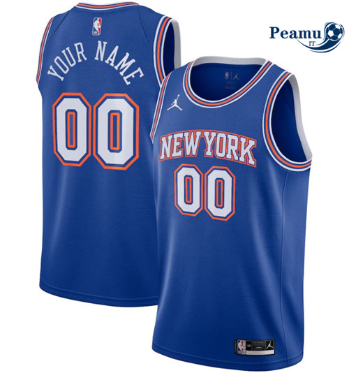 Peamu Maglia Calcio Custom, New York Knicks 2020/21 - Statement