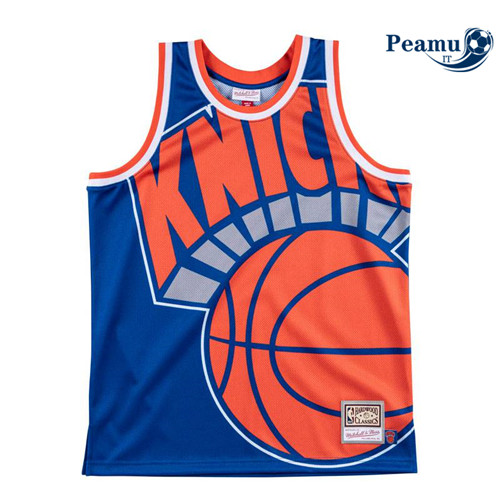 Peamu Maglia Calcio New York Knicks - Mitchell & Ness 'Big Face'