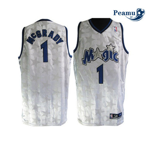 Peamu Maglia Calcio Tracy McGrady, Orlando Magic, 2001-02 - White