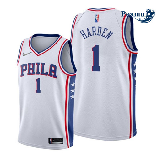 Peamu Maglia Calcio James Harden, Philadelphia 76ers 2021/22 - Association