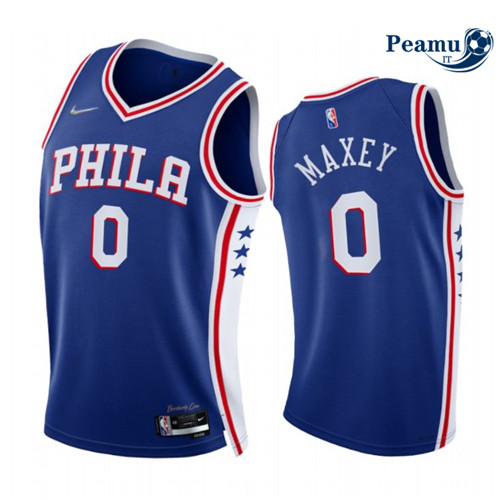 Peamu Maglia Calcio Tyrese Maxey, Philadelphia 76ers 2021/22 - Icon