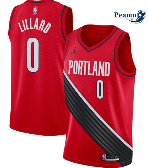 Peamu Maglia Calcio Damian Lillard, Portland Trail Blazers 2020/21 - Statement