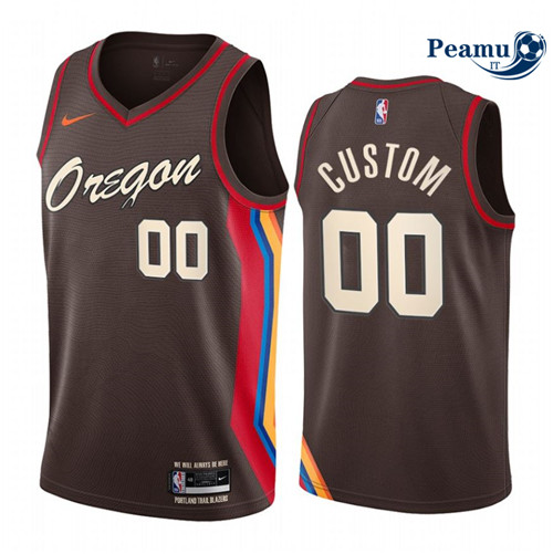 Peamu Maglia Calcio Custom, Portland Trail Blazers 2020/21 - City Edition