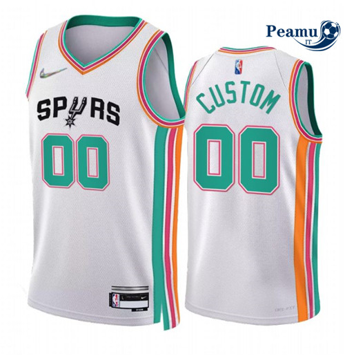 Peamu Maglia Calcio Custom, San Antonio Spurs 2021/22 - City Edition