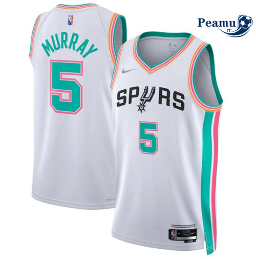 Peamu Maglia Calcio Dejounte Murray, San Antonio Spurs 2021/22 - City Edition